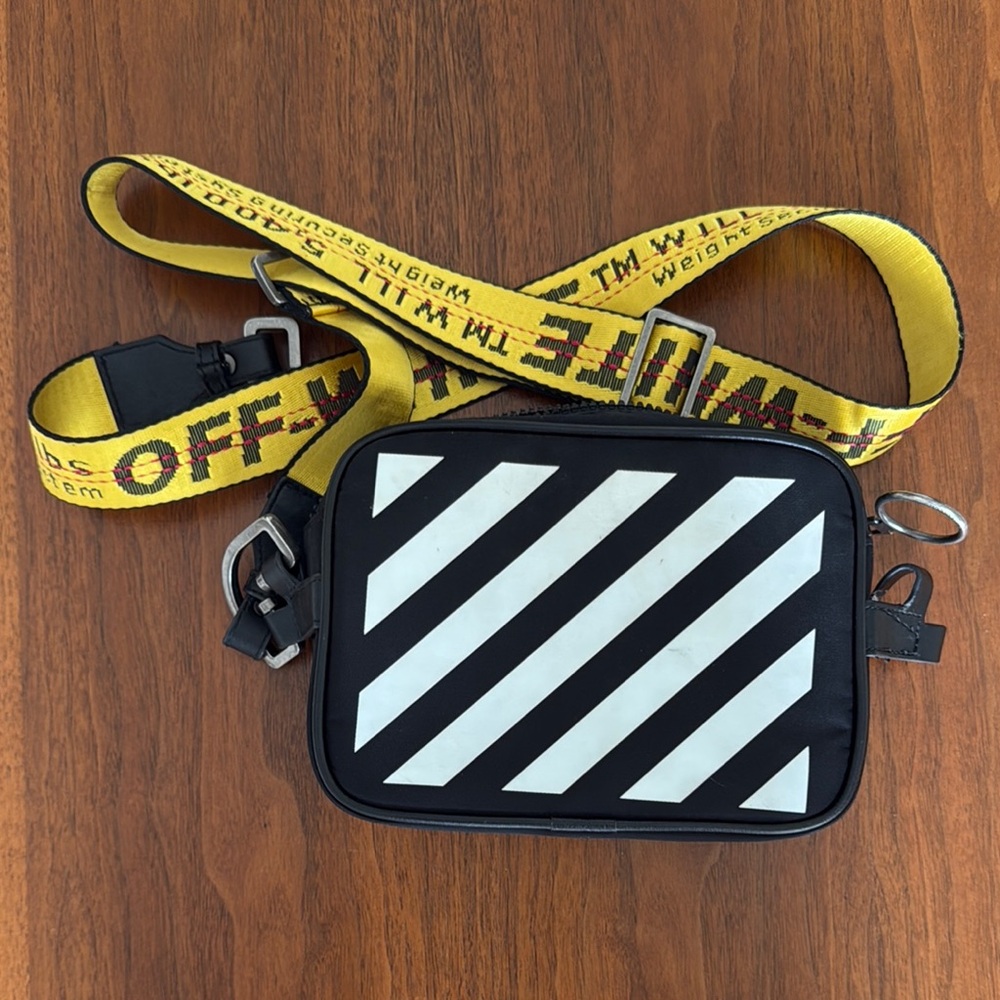 Off-White Black and White Crossbody Bag